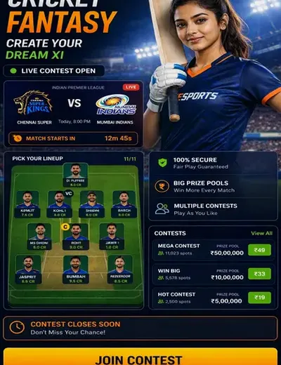 Black786 (black satta king 786) fantasy cricket & matchday visual 3